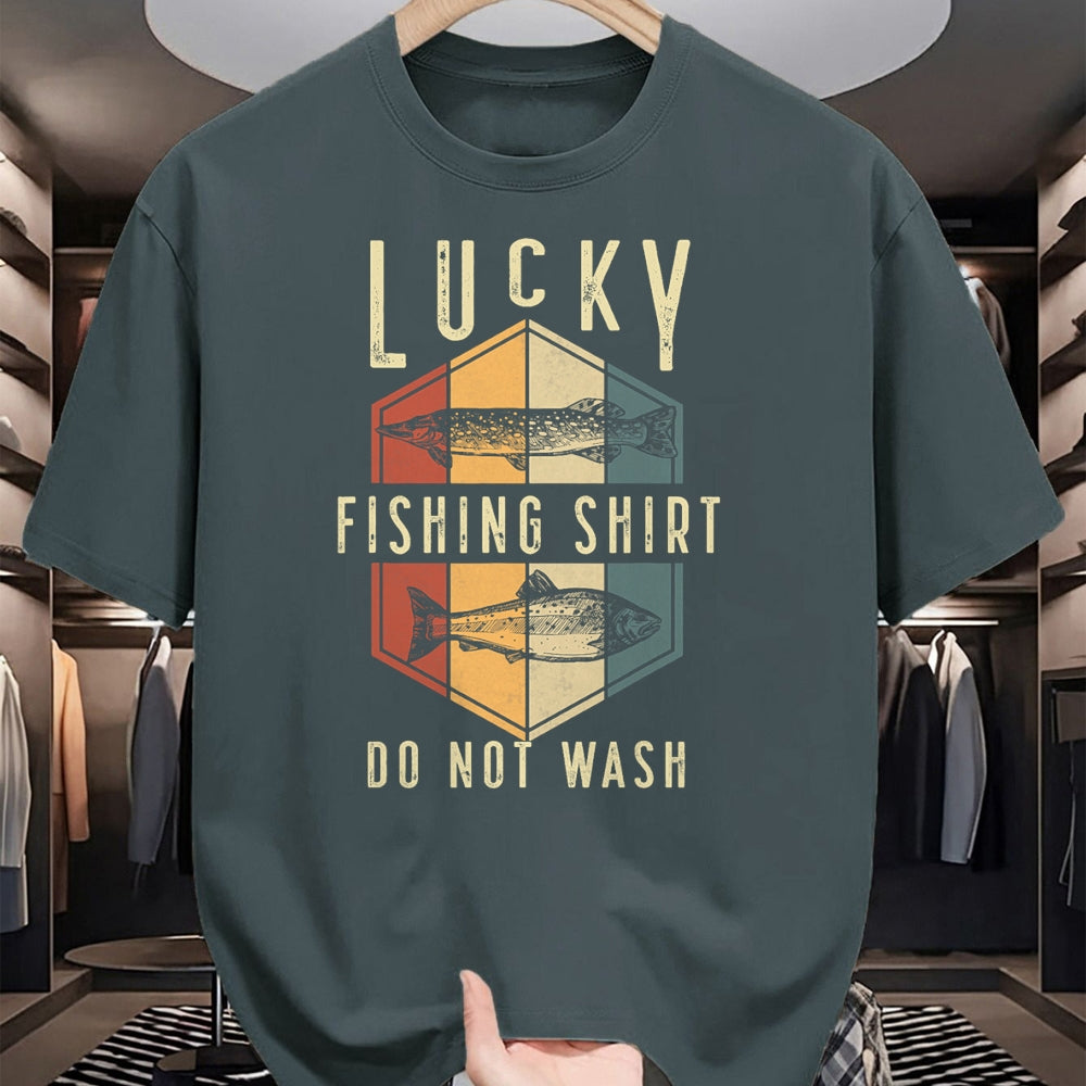 Gift for Dad Shirt, Funny Dad Unisex T-Shirt/Hoodie/Sweatshirt HLT00 – Lucky Fishing Shirt Do Not Wash Father_s Day Fisherman Dad T-Shirt