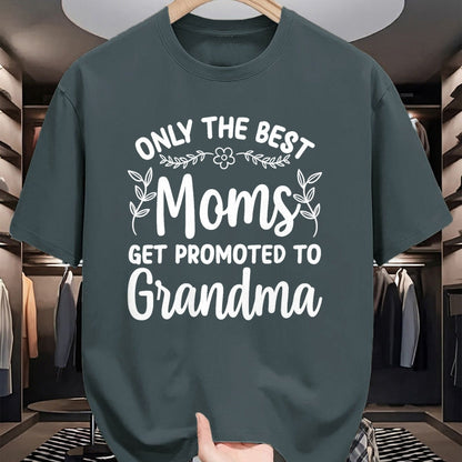 Best Grandma Shirt, Proud Grandma Unisex T-Shirt/Hoodie/Sweatshirt HLT00 - Grandma Art For Women Mom Promoted To Grandmother Grandma T-Shirt
