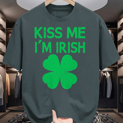 Patrick Day Shirts for Family, Funny Patrick Day shirts, st patrick's day Unisex T-Shirt/Hoodie/Sweatshirt HLT00 - Kiss Me I_m Irish Saint Patrick Day T-Shirt