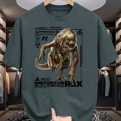 Best Dinosaur Lover Shirt, Funny Dinosaur UnisexT-Shirt/Hoodie/Sweatshirt HLT00 - Jurassic World Rebirth Distortus Rex Ingen Species File T-Shirt