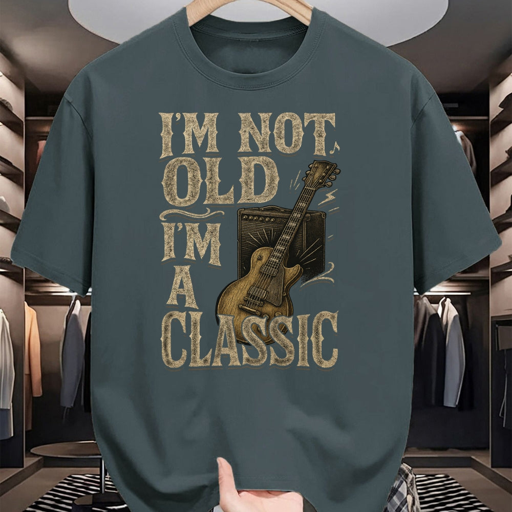 Guitar Lover Shirt, Funny Guitar UnisexT-Shirt/Hoodie/Sweatshirt HLT00 - I’m Not Old I’m A Classic Shirt Vintage Guitar Music Lover T-Shirt