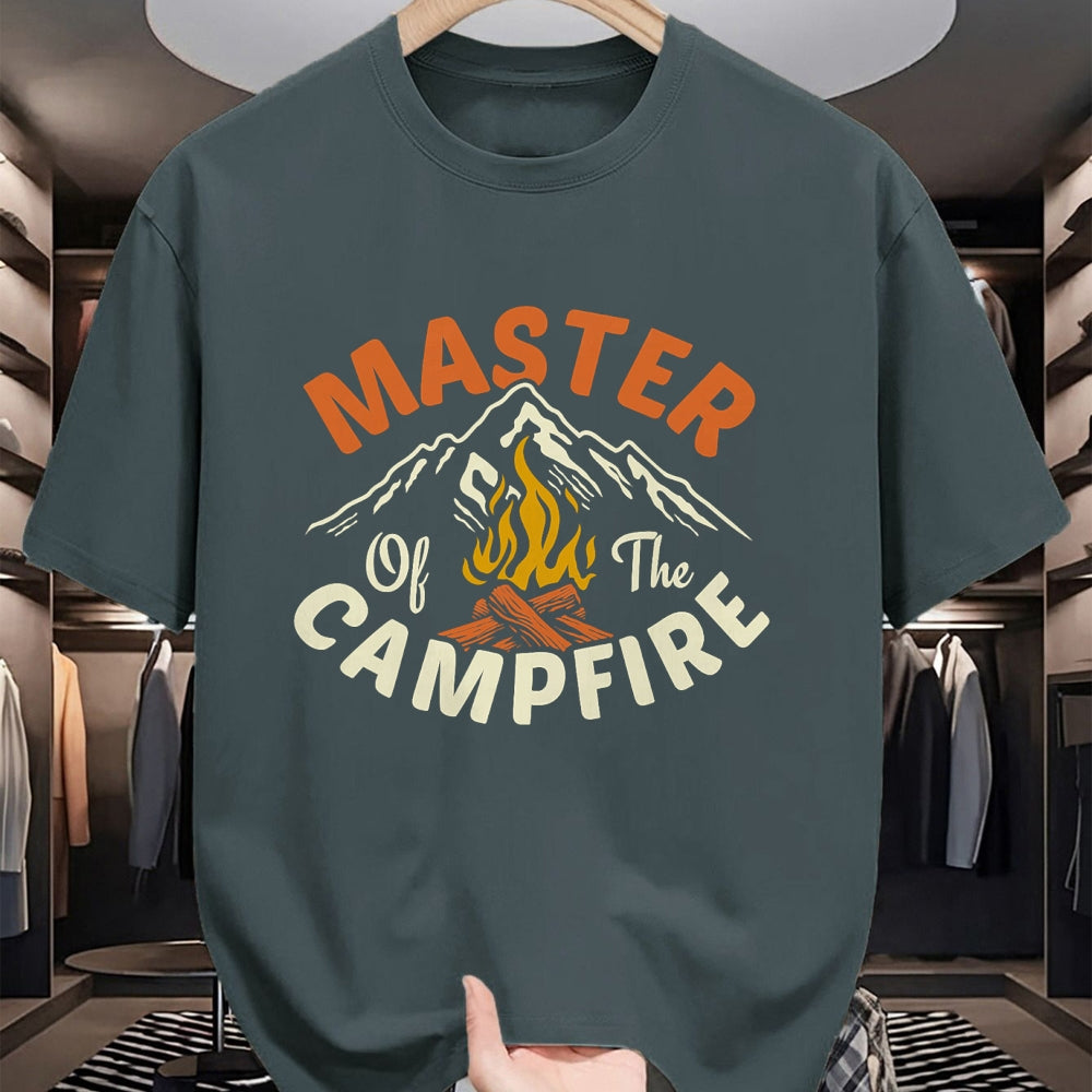 Funny Camping Shirt, Gift For Camping Lover Unisex T-Shirt/Hoodie/Sweatshirt HLT00 - Funny Outdoor Camping Gifts Men Women Master of Campfire T-Shirt