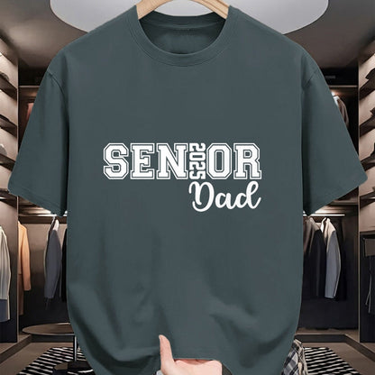 Gift for Dad Shirt, Funny Dad Unisex T-Shirt/Hoodie/Sweatshirt HLT00 – Proud Senior Dad 2025 Senior 2025 Dad Class Of 2025 Father T-Shirt