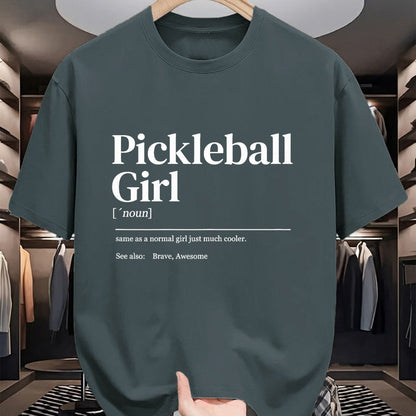 Funny Pickleball Shirt, Pickleball Lover Unisex T-Shirt/Hoodie/Sweatshirt HLT00 - Funny Pickleball Quote Definition Woman Girl T-Shirt Female X-Small