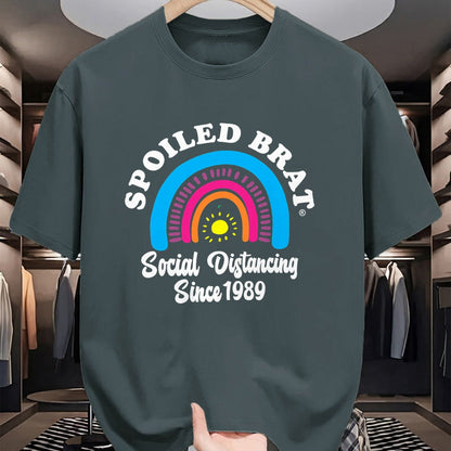 Best Wife Shirt, Wife and Husband Unisex T-Shirt/Hoodie/Sweatshirt HLT00 - Spoiled Brat Social Distancing since 1989 T-Shirt