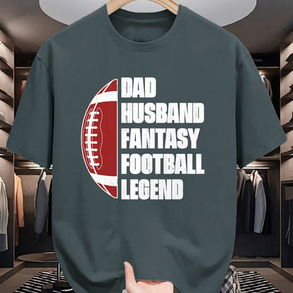 Best Wife Shirt, Wife and Husband Unisex T-Shirt/Hoodie/Sweatshirt HLT00 - Dad Husband Fantasy Football Legend League Funny Fathers Day T-Shirt