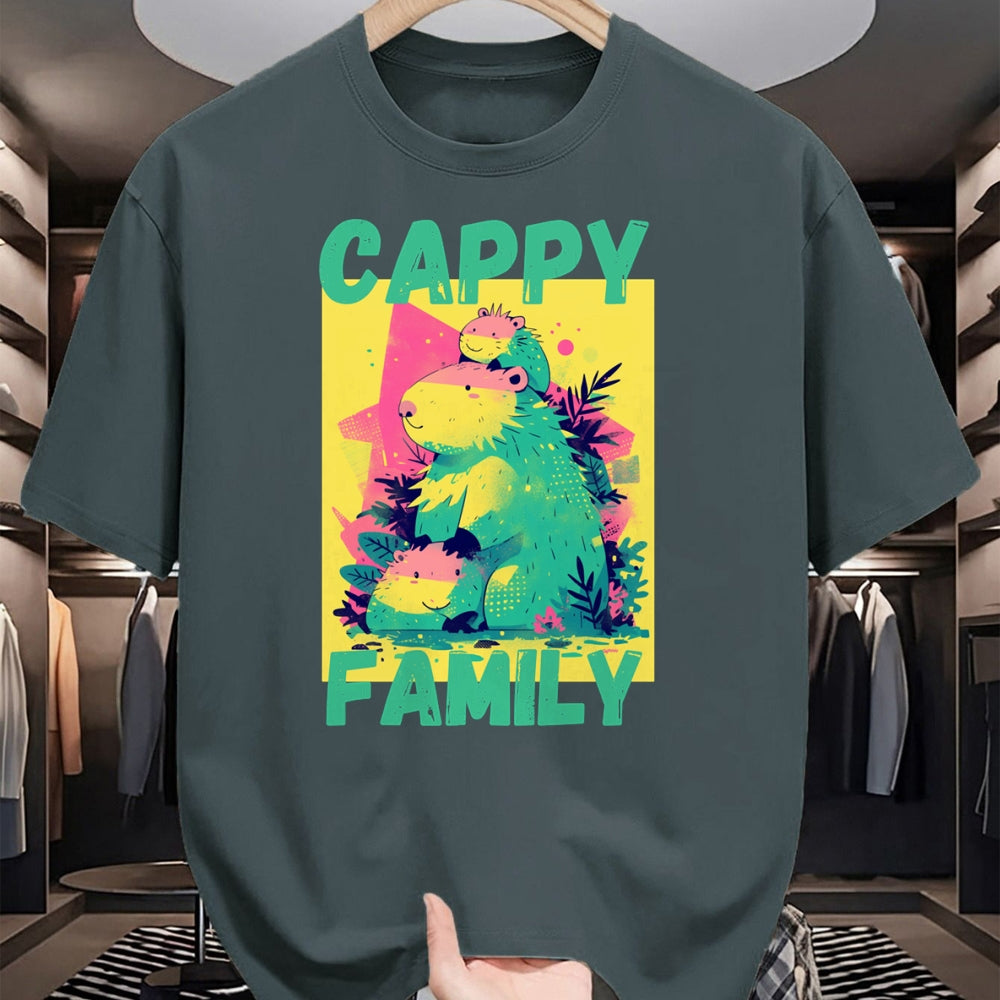 Cute Capybara Shirt, Funny Capybara Unisex T-Shirt/Hoodie/Sweatshirt HLT00 - Capybara Long Sleeve T-Shirt (8)