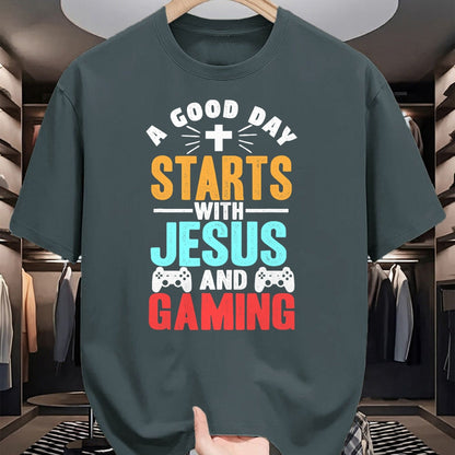Christian Tee, Christian Faith Unisex T-Shirt/Hoodie/Sweatshirt HLT00 - Funny Christian Jesus Gaming Gift for Christian Gamer T-Shirt
