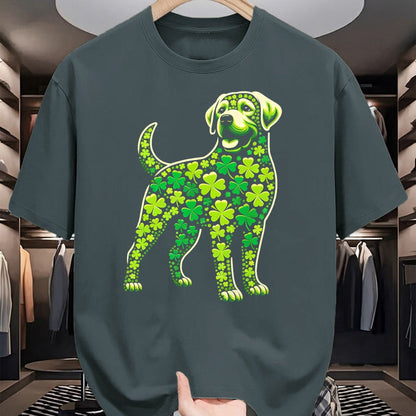 Patrick Day Shirts for Family, Funny Patrick Day shirts, st patrick's day Unisex T-Shirt/Hoodie/Sweatshirt HLT00 - Labrador Irish Shamrock Clover St Patrick Day Dog Lover T-Shirt