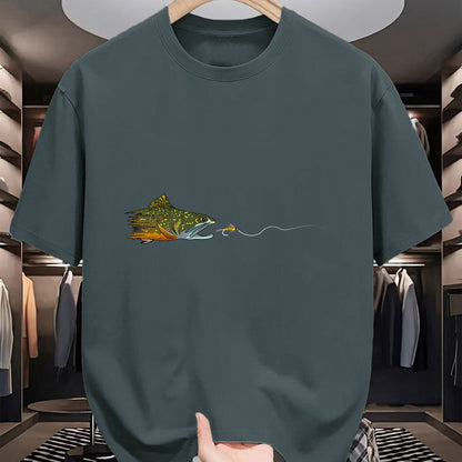 Funny Fishing Shirt, Gift For Fishing Lover Unisex T-Shirt/Hoodie/Sweatshirt HLT00 - Fly Fishing Brook Trout Dry Flies Tying Fisherman T-Shirt