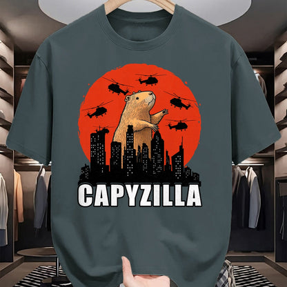 Cute Capybara Shirt, Funny Capybara Unisex T-Shirt/Hoodie/Sweatshirt HLT00 - Capybara Shirt Funny Capybara Rodent Capyzilla Funny T-Shirt