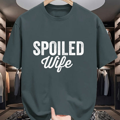 Best Wife Shirt, Wife and Husband Unisex T-Shirt/Hoodie/Sweatshirt HLT00 - Gift for wife T shirt, spoiled wife   Broke Husband Spoiled Wife Funny Matching Couples T-Shirt
