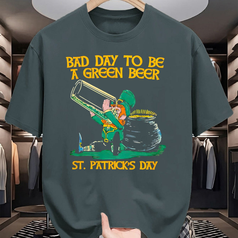 Patrick Day Shirts for Family, Funny Patrick Day shirts, st patrick's day Unisex T-Shirt/Hoodie/Sweatshirt HLT00 - Bad day to be a green beer St Patrick Day T-Shirt