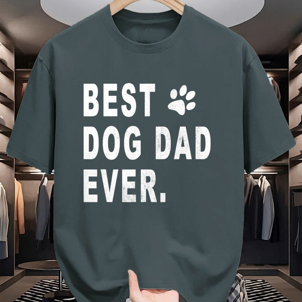 Gift for Dad Shirt, Funny Dad Unisex T-Shirt/Hoodie/Sweatshirt HLT00 – Best Dog Dad T-shirt Gift for Best Dog Dad Ever T-Shirt
