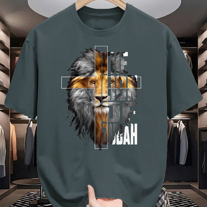 Christian Tee, Christian Faith Unisex T-Shirt/Hoodie/Sweatshirt HLT00 - Christian Religious Jesus The Lion Of Judah Easter Yeshua T-Shirt