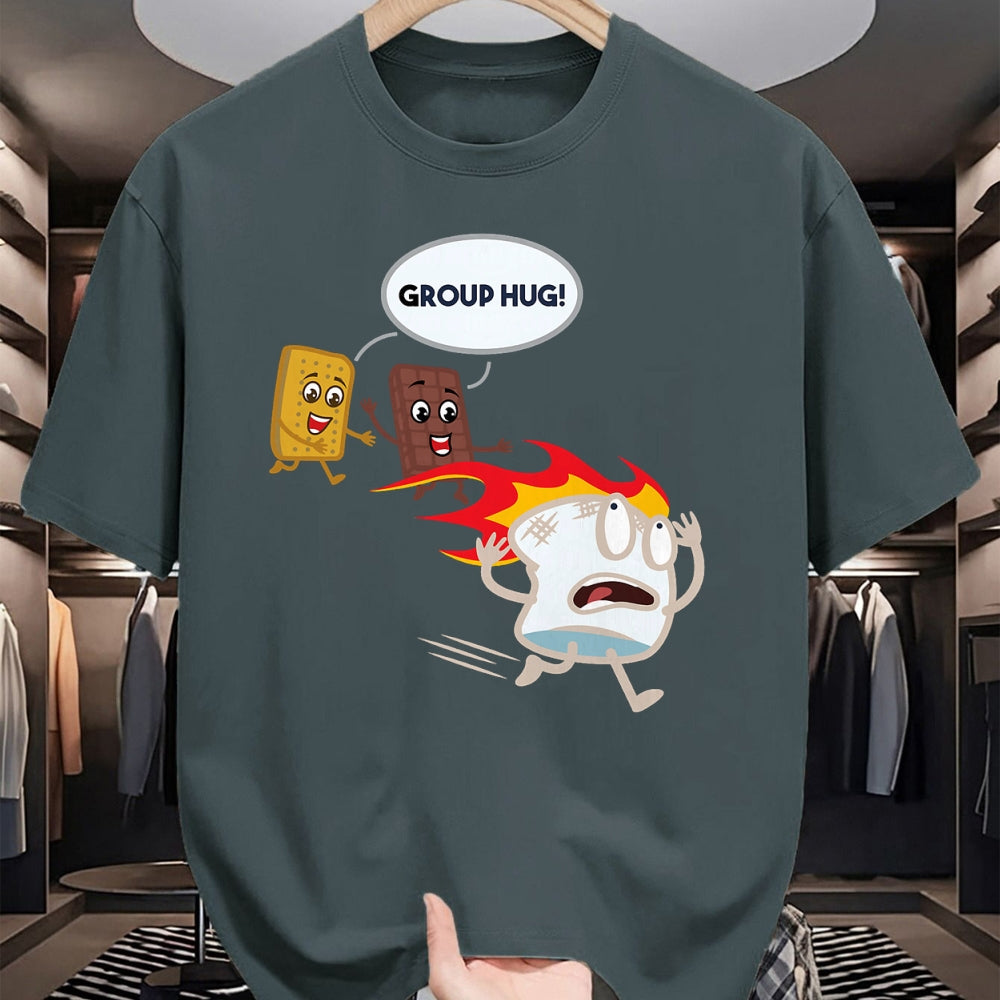 Funny Camping Shirt, Gift For Camping Lover Unisex T-Shirt/Hoodie/Sweatshirt HLT00 - Funny for Men Smores Camping Roasting Outdoor Women T-Shirt