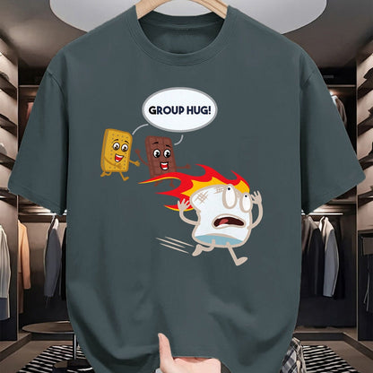 Funny Camping Shirt, Gift For Camping Lover Unisex T-Shirt/Hoodie/Sweatshirt HLT00 - Funny for Men Smores Camping Roasting Outdoor Women T-Shirt