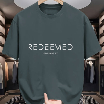 Christian Tee, Christian Faith Unisex T-Shirt/Hoodie/Sweatshirt HLT00 - Ephesians 1 7 Christian Bible Verse Redemption Redeemed T-Shirt