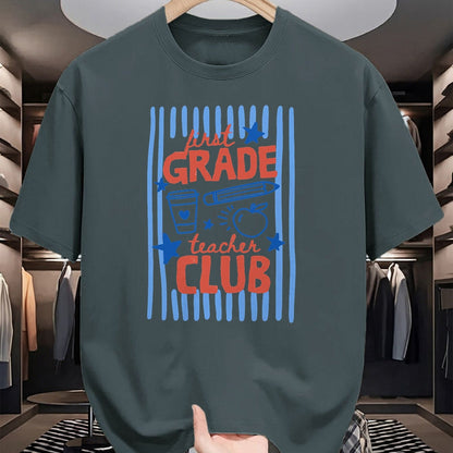 Best Student Shirt, Funny Back To School UnisexT-Shirt/Hoodie/Sweatshirt HLT00 - Retro Striped First Grade Teacher Club Crew Back to School T-Shirtack to School 2nd Grade Boys Kids T-Shirt (Copy)