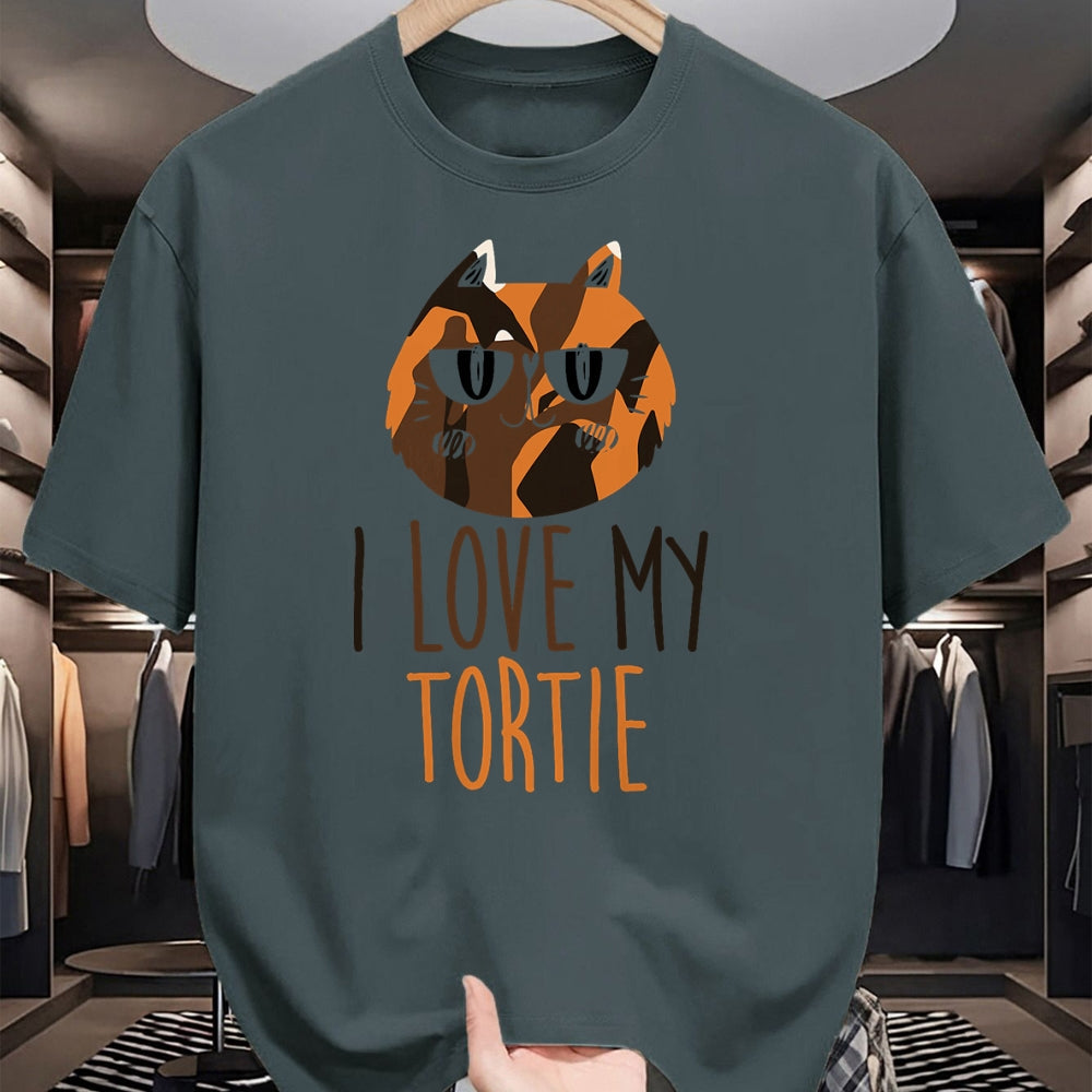 Cat Love Shirt, Funny Cat Lover Gift UnisexT-Shirt/Hoodie/Sweatshirt HLT00 - I love my cat (Tortie)I love my Tortoiseshell Cat T-Shirt for Men Women Kids