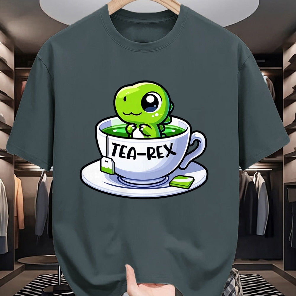 Best Dinosaur Lover Shirt, Funny Dinosaur UnisexT-Shirt/Hoodie/Sweatshirt HLT00 - Tea-Rex Cute T-Rex Dinosaur Lover Kawaii Funny Dino Pun T-Shirt