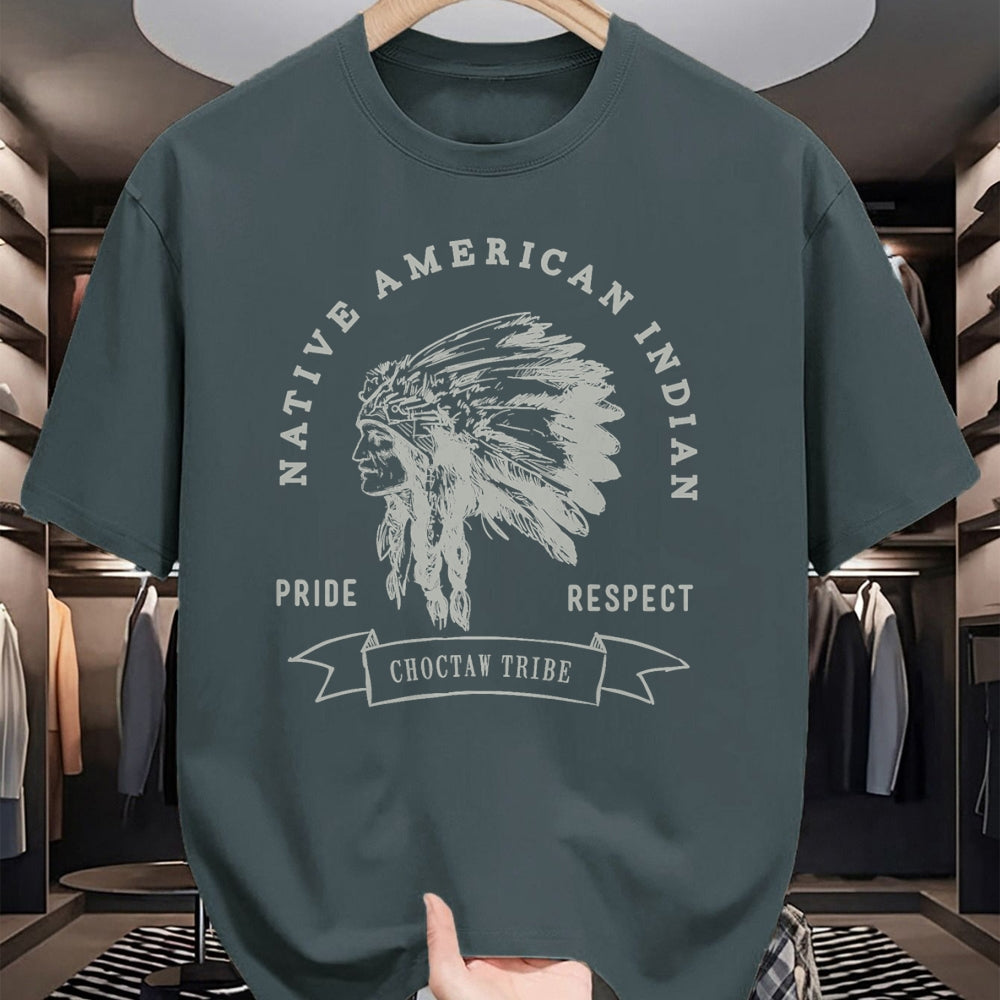 Native American T-Shirts, Vintage Native American Unisex T-Shirt/Hoodie/Sweatshirt HLT00 - Choctaw Tribe Native American Indian Pride Respect