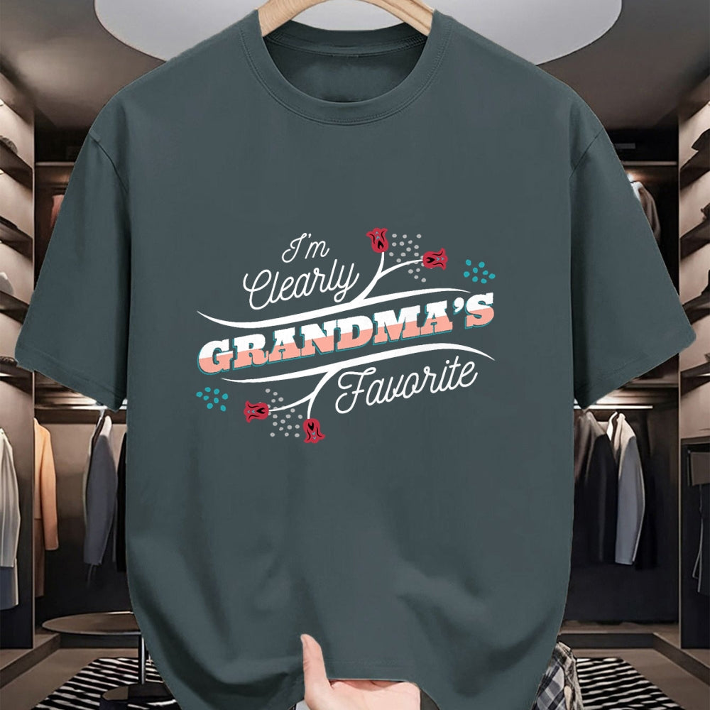 Best Grandma Shirt, Proud Grandma Unisex T-Shirt/Hoodie/Sweatshirt HLT00 - I'm Clearly Grandma's Favorite Granddaughter Grandma, T-Shirt