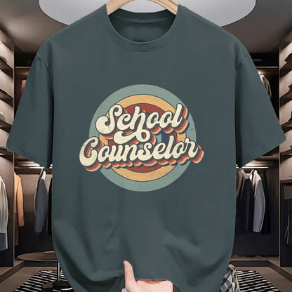 Best Student Shirt, Funny Back To School UnisexT-Shirt/Hoodie/Sweatshirt HLT00 - Retro School Counselor Back to School Teacher Squad Crew T-Shirt