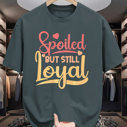 Best Wife Shirt, Wife and Husband Unisex T-Shirt/Hoodie/Sweatshirt HLT00 - Gift for wife T shirt, spoiled wife   Spoiled Wife Spoiled But Still Loyal Premium T-Shirt (2)