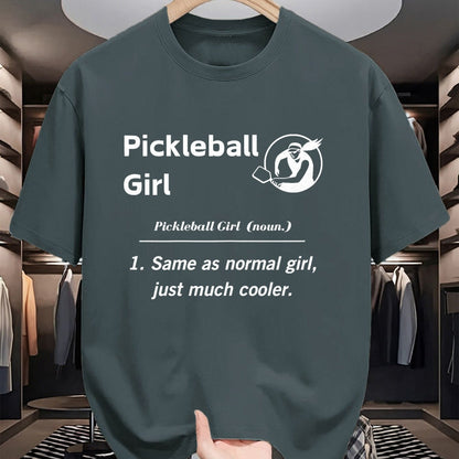 Funny Pickleball Shirt, Pickleball Lover Unisex T-Shirt/Hoodie/Sweatshirt HLT00 - Funny Pickleball Girl Definition Pickleball Players T-Shirt