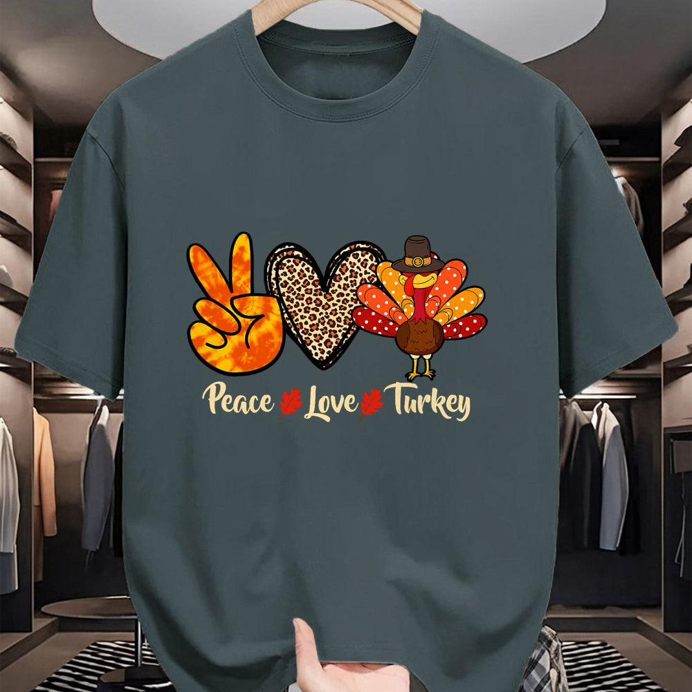 Best Thanksgiving Family Shirt , Funny Thanksgiving UnisexT-Shirt/Hoodie/Sweatshirt HLT00 - Peace Love Turkey Little Pilgrim Thanksgiving Womens Girls T-Shirt