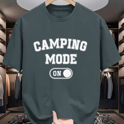 Funny Camping Shirt, Gift For Camping Lover Unisex T-Shirt/Hoodie/Sweatshirt HLT00 - Camping Mode On Funny Camper Gift Nature Lover Scout T-Shirt