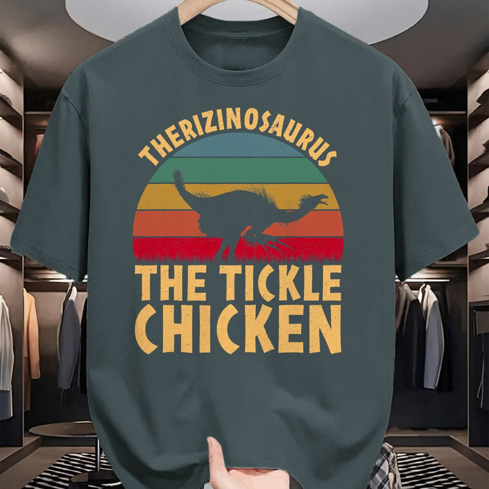Best Dinosaur Lover Shirt, Funny Dinosaur UnisexT-Shirt/Hoodie/Sweatshirt HLT00 - Therizinosaurus The Tickle Chicken - Funny Dinosaur Vintage T-Shirt