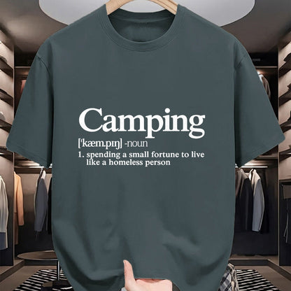 Funny Camping Shirt, Gift For Camping Lover Unisex T-Shirt/Hoodie/Sweatshirt HLT00 - Camping Definition Funny Camper Saying T-Shirt