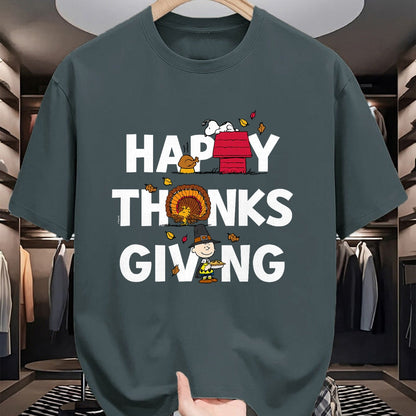 Best Thanksgiving Family Shirt , Funny Thanksgiving UnisexT-Shirt/Hoodie/Sweatshirt HLT00 - Peanuts - Happy Thanksgiving Icons T-Shirt