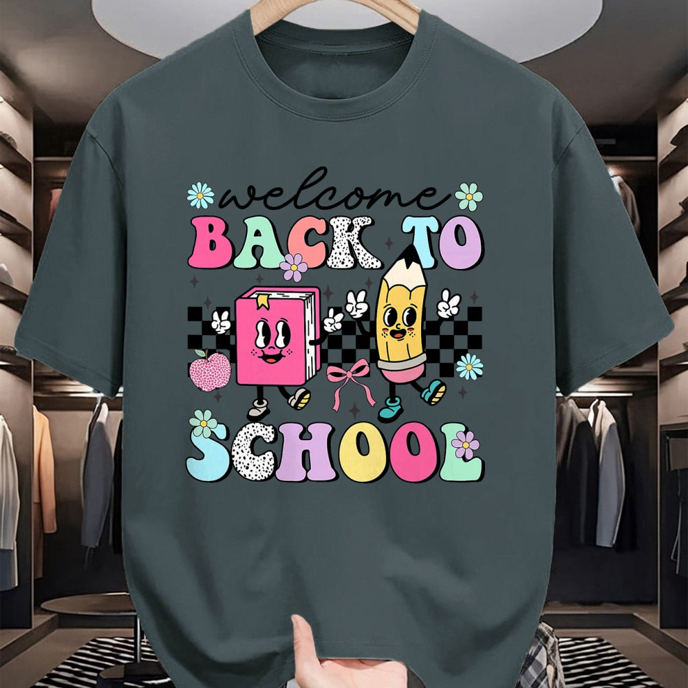 Best Student Shirt, Funny Back To School UnisexT-Shirt/Hoodie/Sweatshirt HLT00 - Welcome Back to School 2026 Teachers Students First Day T-Shirt