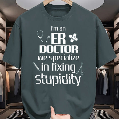 Best Doctor Shirt, Funny Doctor UnisexT-Shirt/Hoodie/Sweatshirt HLT00 - ER Emergency Room Doctor Funny Resident Intern T-Shirt