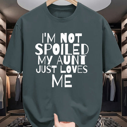 Best Wife Shirt, Wife and Husband Unisex T-Shirt/Hoodie/Sweatshirt HLT00 - Im Not Spoiled My Aunt Just Loves Me Auntie child T Shirt T-Shirt