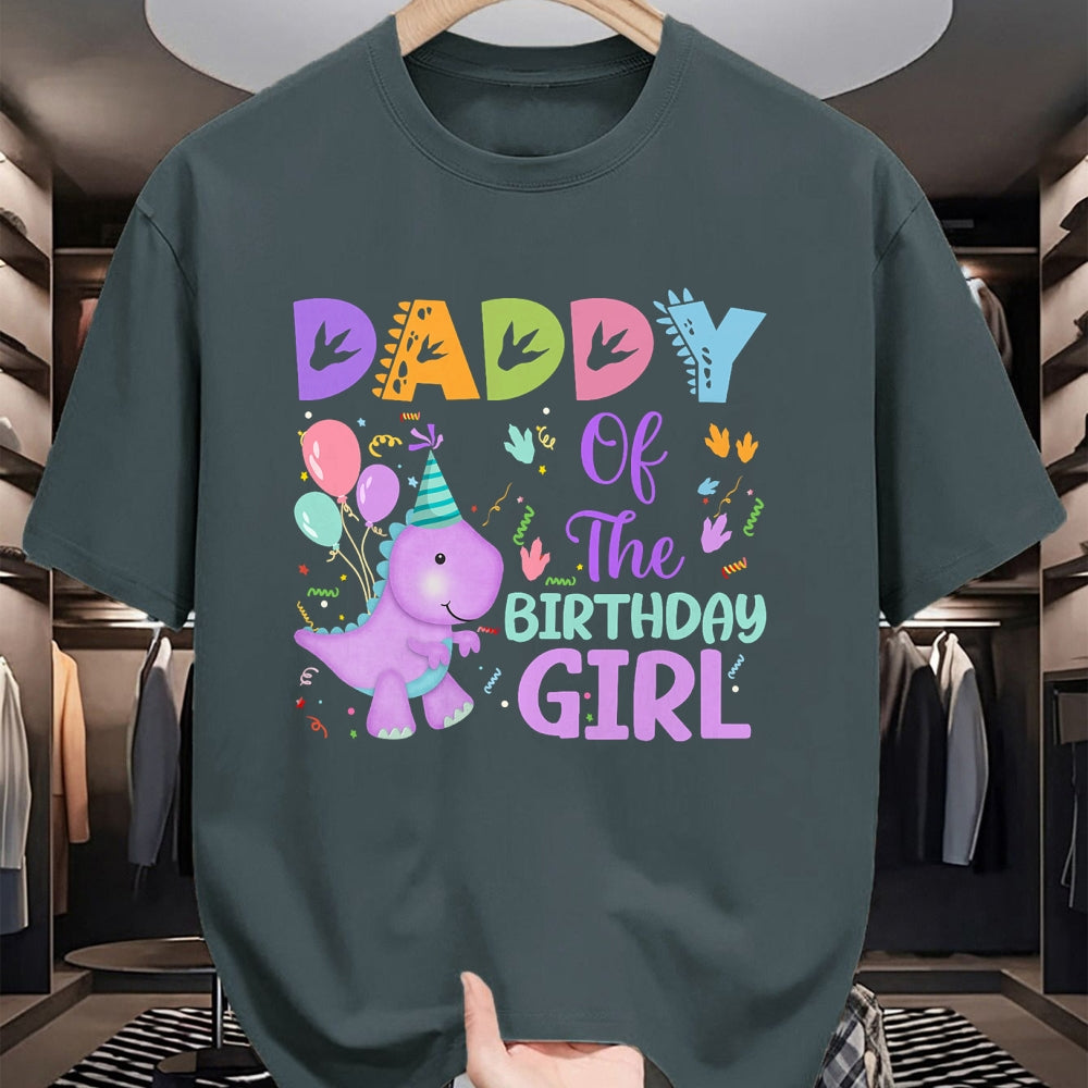Best Dinosaur Lover Shirt, Funny Dinosaur UnisexT-Shirt/Hoodie/Sweatshirt HLT00 - Daddy Of The Birthday Girl Dinosaur Saurus Rex Party T-Shirt
