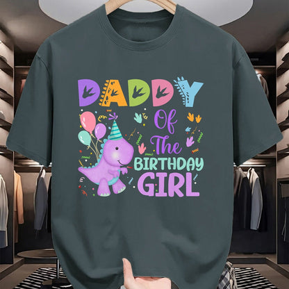 Best Dinosaur Lover Shirt, Funny Dinosaur UnisexT-Shirt/Hoodie/Sweatshirt HLT00 - Daddy Of The Birthday Girl Dinosaur Saurus Rex Party T-Shirt