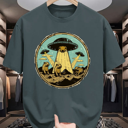 Cute Capybara Shirt, Funny Capybara Unisex T-Shirt/Hoodie/Sweatshirt HLT00 - Funny Graphic Capybara Long Sleeve T-Shirt (4)
