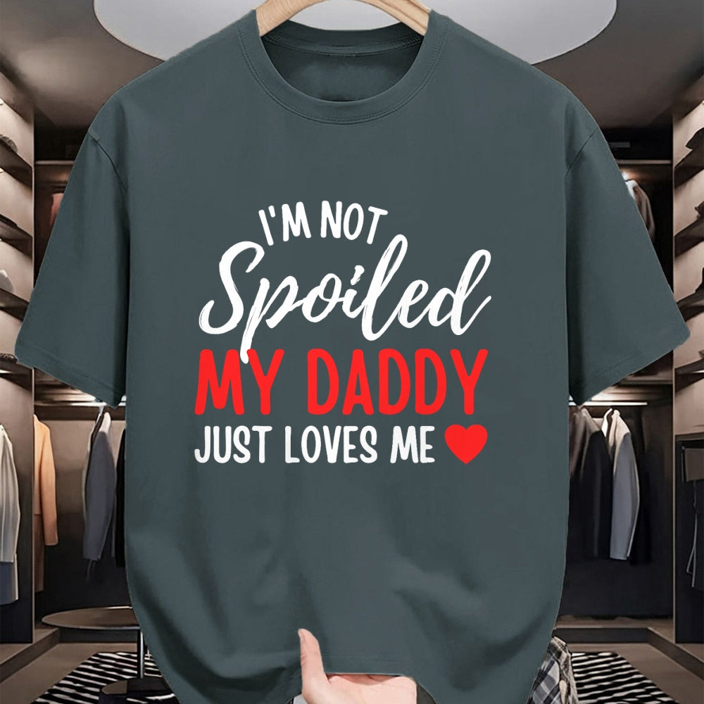 Best Wife Shirt, Wife and Husband Unisex T-Shirt/Hoodie/Sweatshirt HLT00 - Girls I'm Not Spoiled My Daddy Just Loves Me Funny Daughter T-Shirt (2)