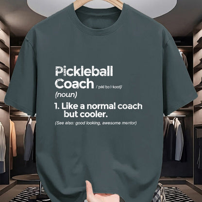 Funny Pickleball Shirt, Pickleball Lover Unisex T-Shirt/Hoodie/Sweatshirt HLT00 - Pickleball Coach Definition Funny Gift T-Shirt