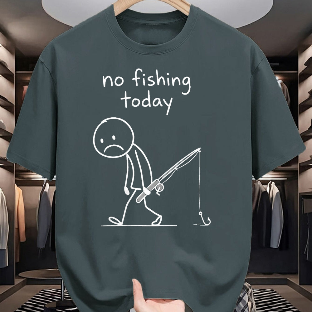 Funny Fishing Shirt, Gift For Fishing Lover Unisex T-Shirt/Hoodie/Sweatshirt HLT00 - No Fishing Today Funny Fishing Humor for Fisherman Dads T-Shirt