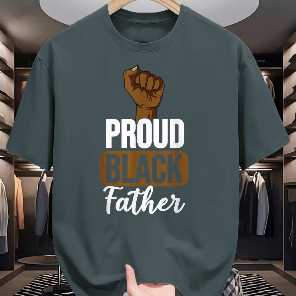 Gift for Dad Shirt, Funny Dad Unisex T-Shirt/Hoodie/Sweatshirt HLT00 – Proud Black Father Gift For Black Dad Black Lives Matter T-Shirt