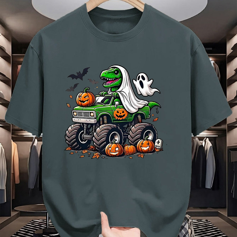 Best Dinosaur Lover Shirt, Funny Dinosaur UnisexT-Shirt/Hoodie/Sweatshirt HLT00 - Orange Halloween Shirt Boys Toddler Kids Ghost Shirts T Rex T-Shirt