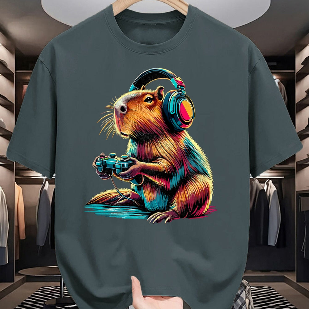 Cute Capybara Shirt, Funny Capybara UnisexT-Shirt/Hoodie/Sweatshirt HLT00 - Capybara Funny Video Games Capybara T-Shirt