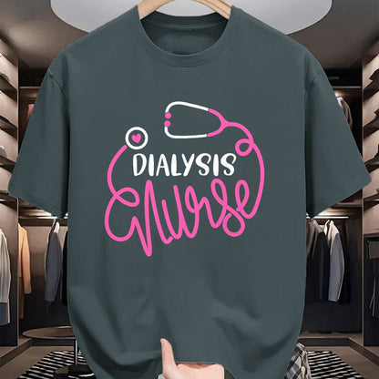Funny Nurse Shirt, Nurse Unisex T-Shirt/Hoodie/Sweatshirt HLT00 - Dialysis Nurse Funny nephrology nursing Department Nurse T-Shirt