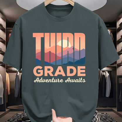 Best Student Shirt, Funny Back To School UnisexT-Shirt/Hoodie/Sweatshirt HLT00 - Third Grade Adventure Awaits First Day of 3rd Grade T-Shirt T-Shirt