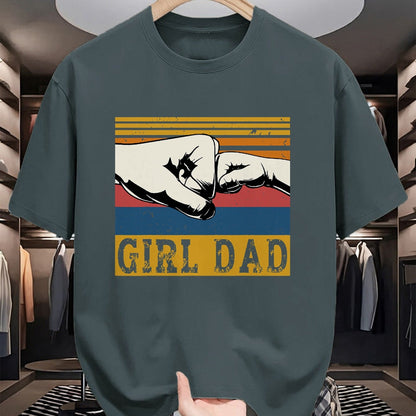 Gift for Dad Shirt, Funny Dad Unisex T-Shirt/Hoodie/Sweatshirt HLT00 – Girl Dad Men Father of Girls Fathers Day Vintage T-Shirt